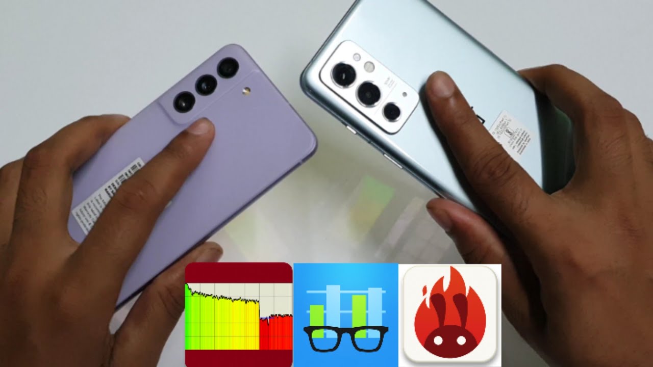 OnePlus 9RT Vs Galaxy S21 FE Malayalam Cpu Throttle Test & Benchmarks