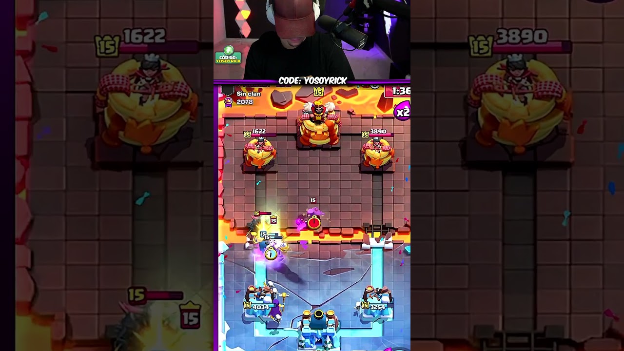 El Nuevo Golem de Hielo Héroe es una Bestia! Jugadas con 10,000 iq 💀