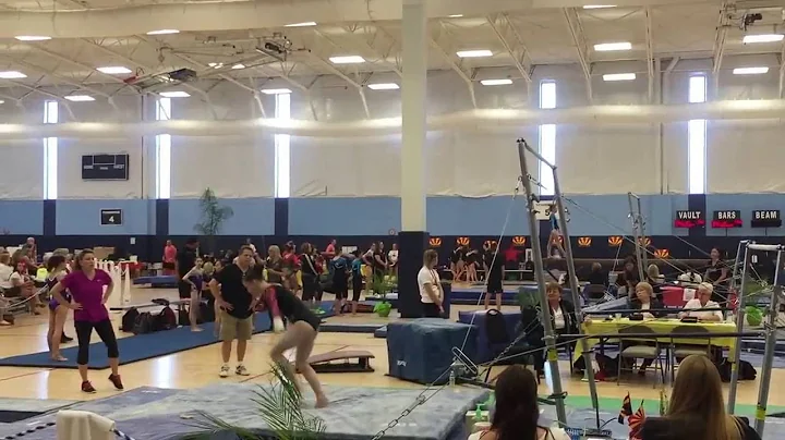 Abigail Fawcett - Arizona State Meet 2015 - Bars L...