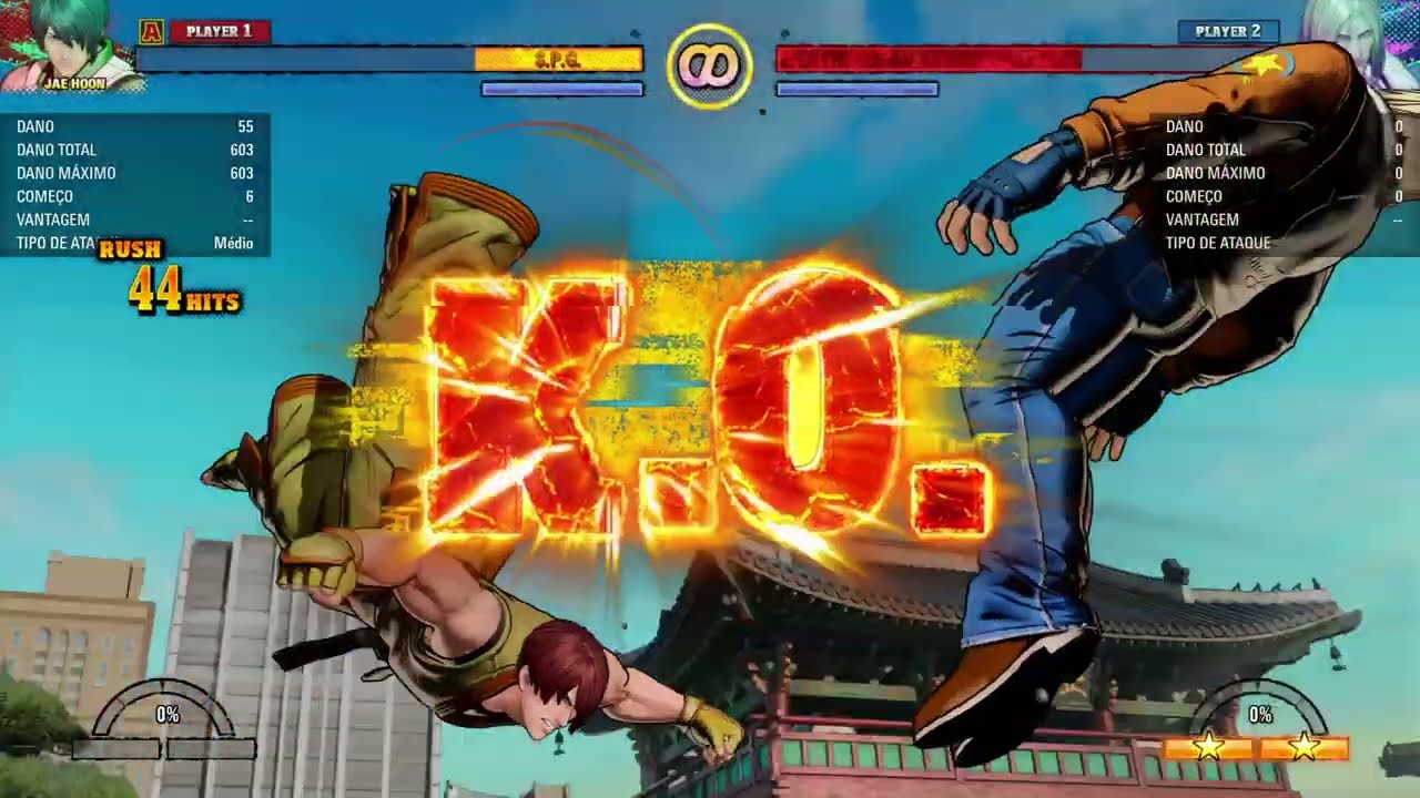 FATAL FURY: City of the Wolves KIM JAE HOON COMBO 44 hit
