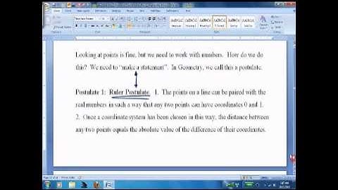 HGEO 1 3 Segments, Rays and Distance