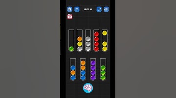 Lv 93 Ball Sort Puzzle - Color Game / 顏色分類遊戲 / ボールソーティングパズル (Guru Game)  #ballsortpuzzle