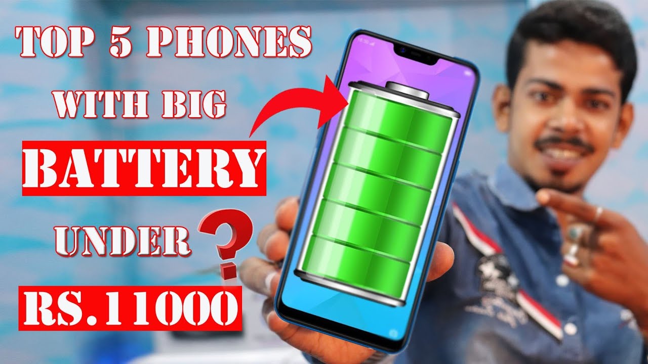 Top 5 Phones with Big Battery Under 11000 लंबा चलेगा [The 117] YouTube