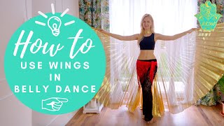 How to use wings in belly dance - Best Belly Dance Workout बेली नृत्य