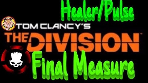 Final Measure Healer/Pulse | The Division