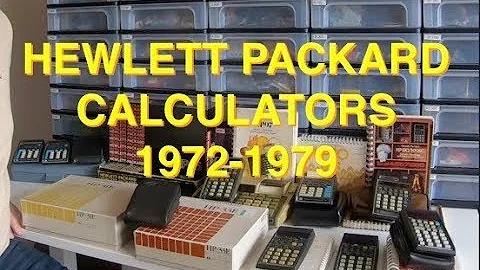 Hewlett Packard LED calculators collection 1972-1979 - Erix Collectables #70