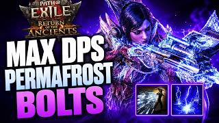 NEW DPS MAXXING PERMAFROST BOLTS BUILD GOT EVEN MORE OP IN 0.5! POE2 Mercenary Build (NEW META)
