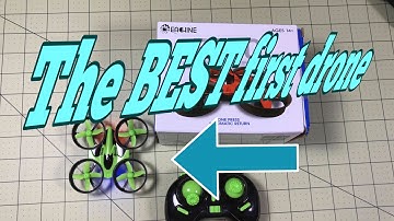 CHEAPEST GOOD DRONE! For Kids Getting Started Eachine E010 Unboxing and First Flight Banggood