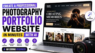 Build a Professional Photography Website in Minutes with AI | Wizyz