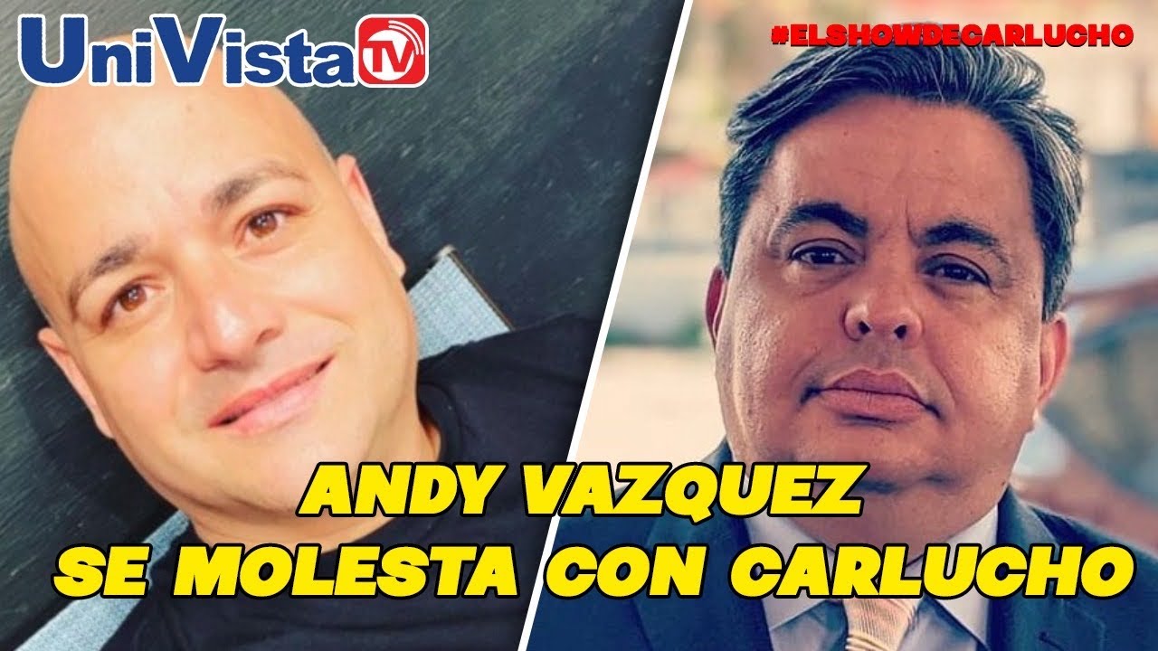 Andy Vázquez se molesta con Carlucho por una mujer