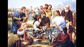 الاحد الثاني من شهر امشير | جمع كثير (يو٥:٦-١٤)