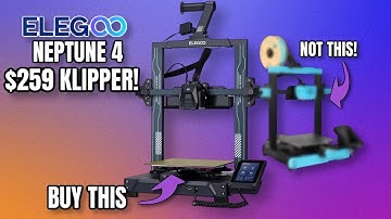 ELEGOO NEPTUNE 4 WITH KLIPPER - FOR ONLY $259