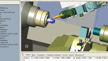 NCSIMUL - Simulates the machines and the tools
