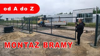 Montaż bramy przesuwnej  Jak zrobić?