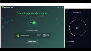 【AVG Secure VPN】Review Brazil Speed Test ☑️️️️ screenshot 3