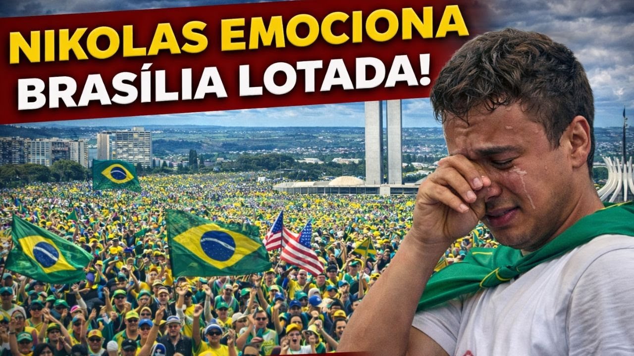 Brasília Lotada Explode Após Discurso Histórico de Nikolas Ferreira
