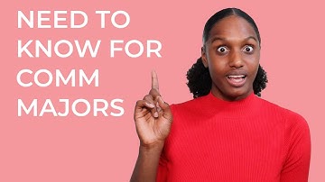 EVERYTHING YOU NEED TO KNOW about a Communications Degree: misconceptions, courses, internships etc