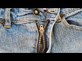 How to fix zipper on jeans