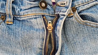 How to fix zipper on jeans