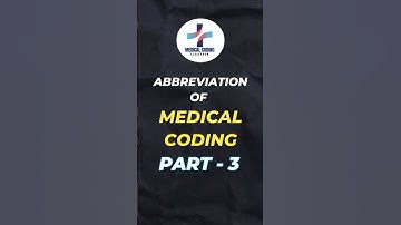 Medical Coding Basics #abbrevations #medicalcoding