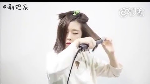 Cách Uốn tóc ngắn cụp lượn sóng mềm mại #puny #uontoc