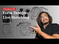 Sunday Live #9: Form Design Live Sketching #education #designsketching #reels