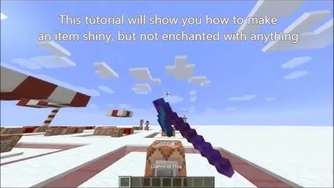 Minecraft - Shiny Items Tutorial | Command Block Advent Calendar [Day 19]