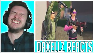 Reacting to JoshDub fortnite vr with a kid