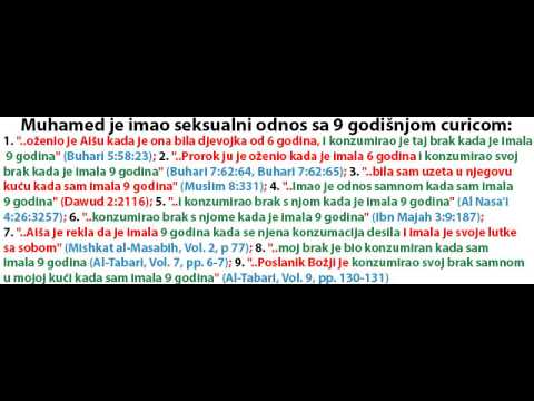 Muhamed je imao seksualni odnos sa 9 godišnjom curicom