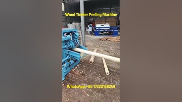 Heavy-Duty Wood Log Debarker | Efficient & Powerful Timber Peeling Machine#woodpeelingmachine