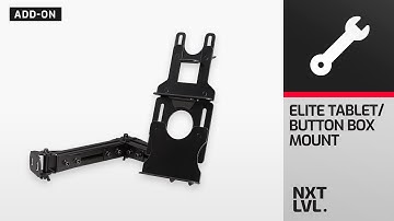 Next Level Racing Elite Tablet/Button Box Mount Add-On Instructions