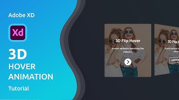 Animation Hover in Adobe Xd | 3D card Hover  | हिंदी