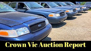 Government Auction Ford Crown Vic Police Cars