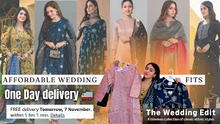 One Day Delivery Wedding Kurta Sets Haul Amazon Kurtis Under 999