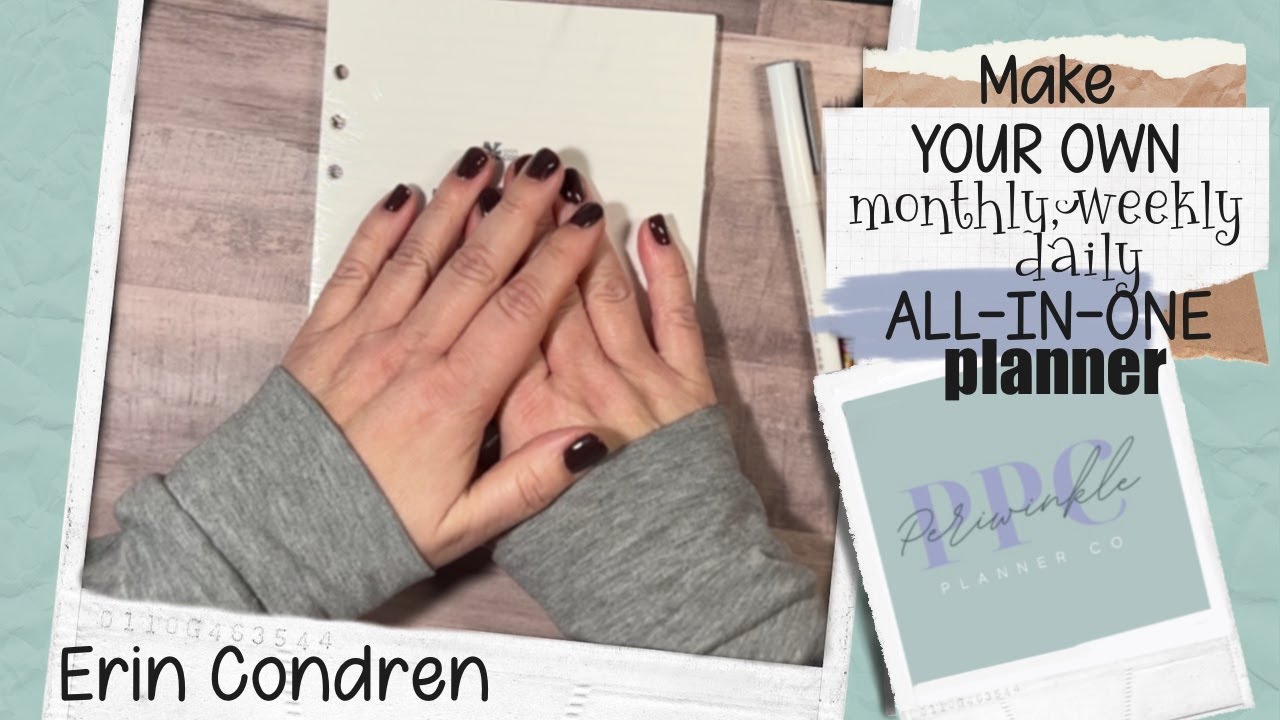 Make YOUR OWN: monthly, weekly, daily planner | ALL-IN-ONE!!! | no ...