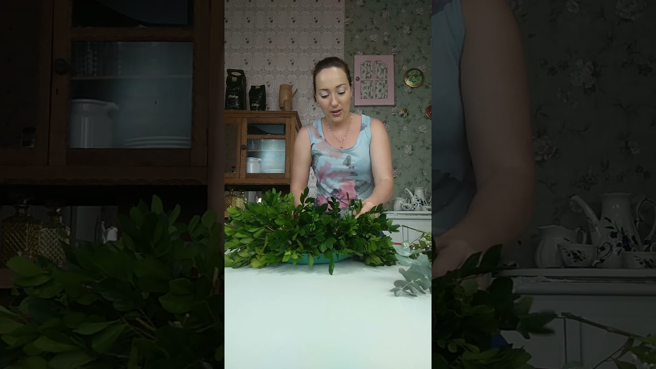 arranjo para imagem da santa