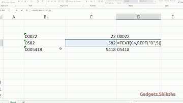 Add Zeros before Number in Excel | Easy Excel Tricks | TEXT | REPT