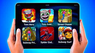 Tom Hero dash,Subway Surf,Tom Gold Run,Subway Princess,Spider Endless,Street Chaser | Gameplay CF32 screenshot 2
