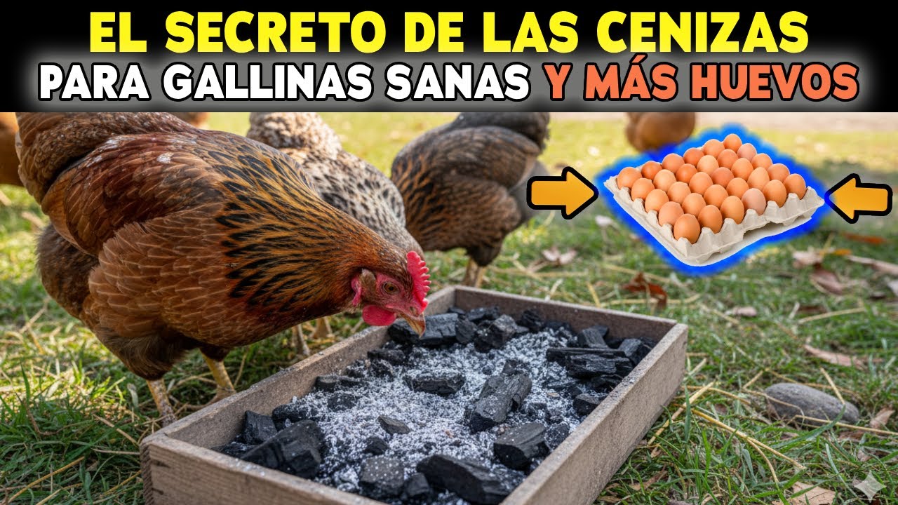 Carbón y Ceniza: El SECRETO para Gallinas MÁS Sanas y SÚPER Productivas ¡Así lo uso!