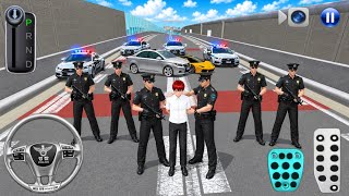 Epic Police Roadblock Mission - 3D Driving Class 2026 | Car Driving Games | GaMiNg WiTh ArYaN  screenshot 1