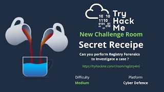 Celebrity Secret Recipe Room TryHackMe Windows Forensics Challenge Walkthrough Wealth