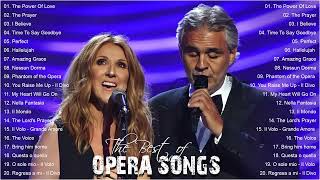 Andrea Bocelli, Céline Dion, Sarah Brightman, Luciano Pavarotti, IL Divo,...Opera Songs 2024 by Opera Music 7,736 views 4 weeks ago 1 hour, 29 minutes