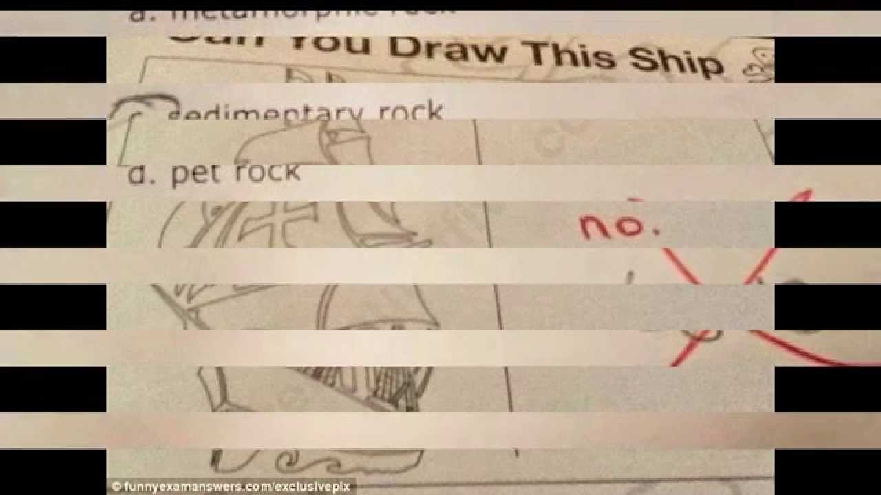 Funny Kids Test Answers - YouTube