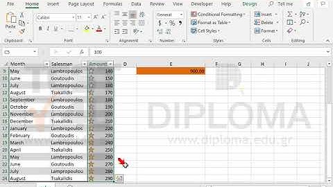 In the cell range C5:C24, apply conditional formatting, with 3stars, icon sets.