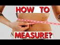 How to measure your waist with a measuring tape