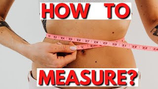 How to measure your waist with a measuring tape