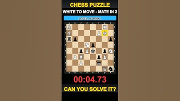 Can You Solve This Chess Puzzle in 30 Seconds?