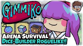 FREE Dice-builder Arena Survival Roguelike! | Let's Try: Gimmiko