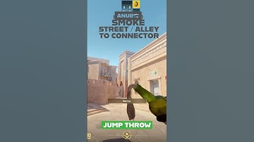 [Anubis Smoke] Street / Alley to Connector | CS2 #shorts #cs2 #infernosmokes #cs2anubis #anubisb