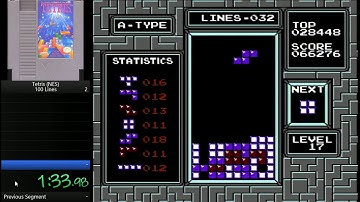 Tetris (NES) 100 Lines
